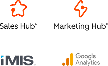 HubSpot logo, the CRM and marketing automation platform implemented for NALP