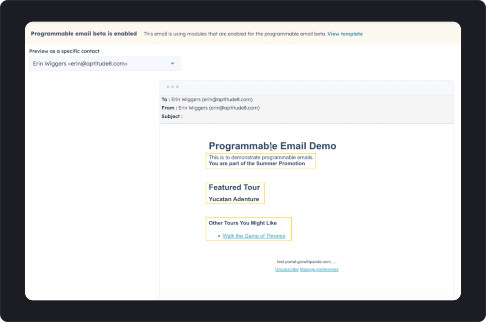 HubSpot Personalization Strategy Using Programmable Emails