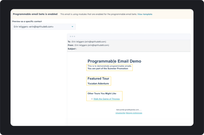 Programmable Email
