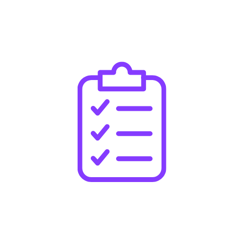 Checklist icon representing business requirements and platform alignment