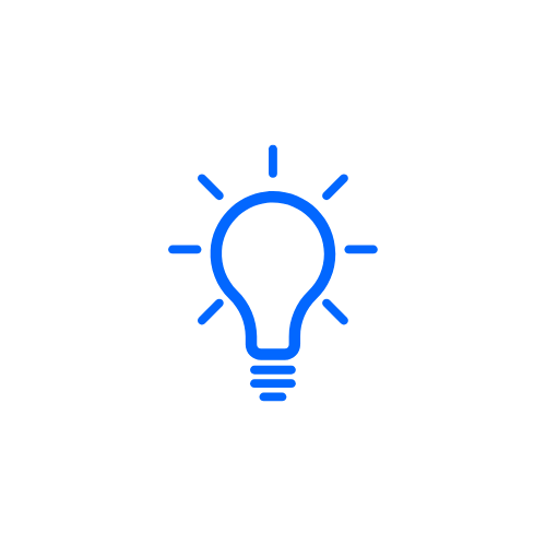 Lightbulb icon symbolizing strategic advice and expert recommendations