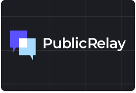 PublicRelay - Case Study Badge