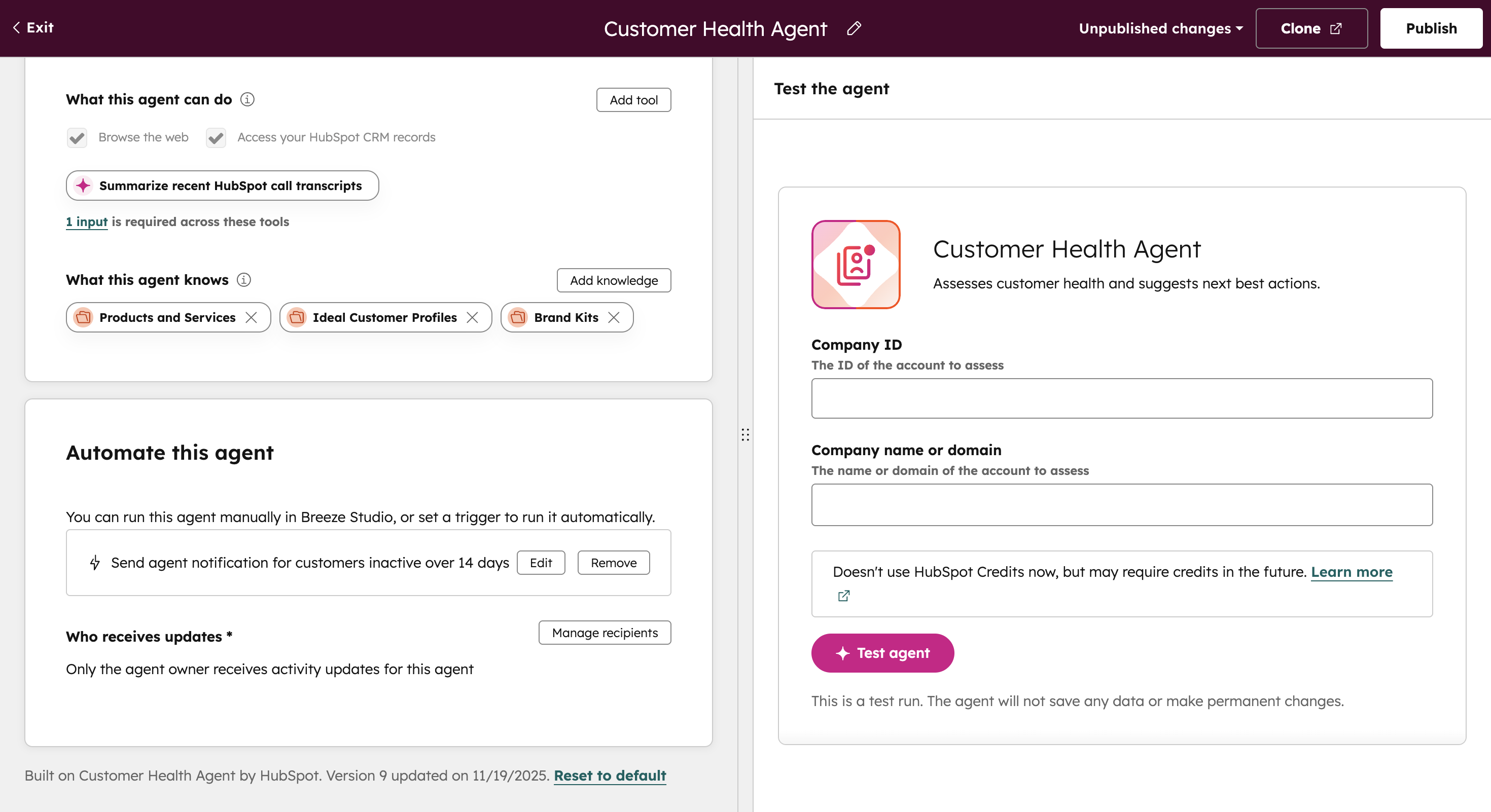 Customer Health Agent