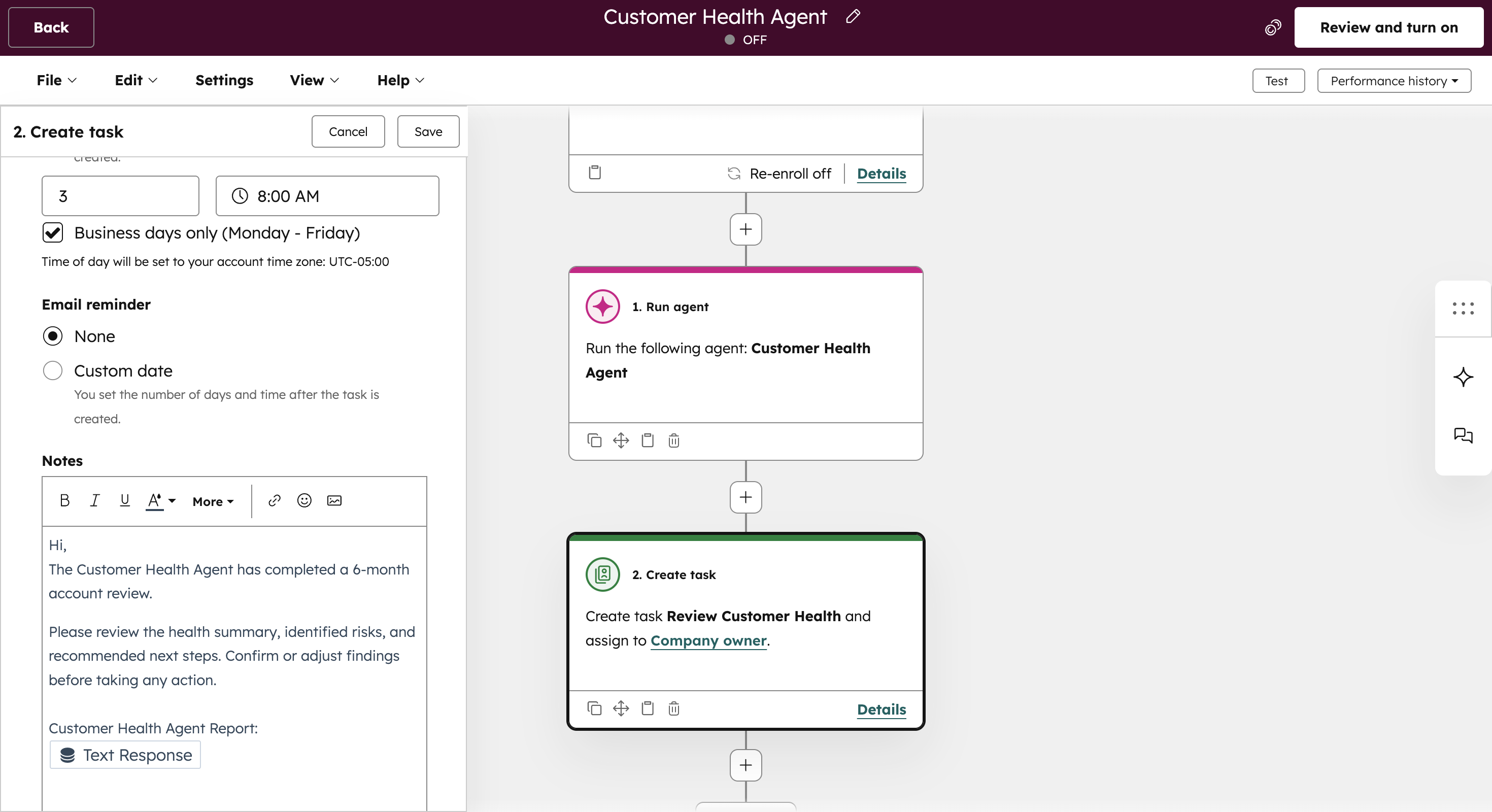 Customer Health Retention