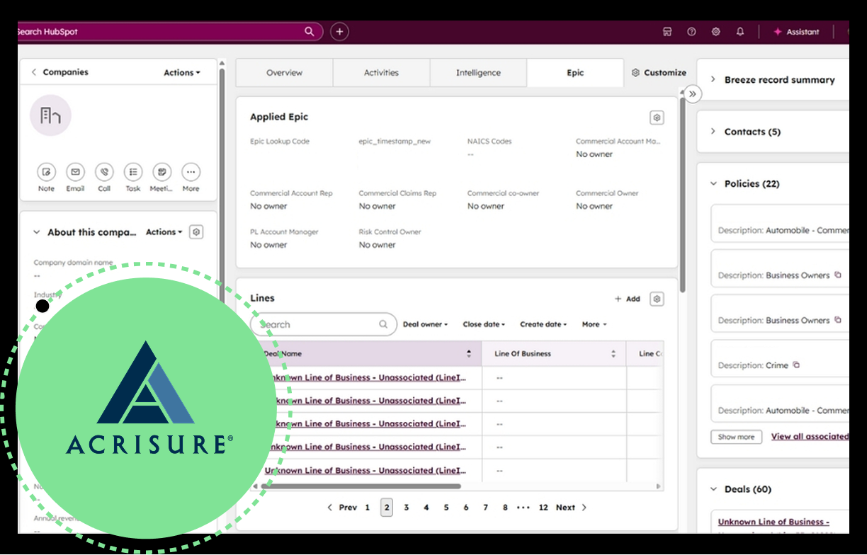 Acrisure Case Study | HubSpot Enterprise CRM Optimization