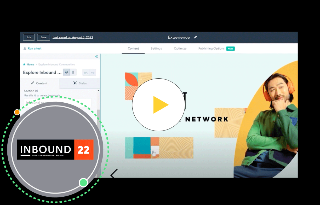 HubSpot Uses CMS Hub to Power INBOUND 2022 Website