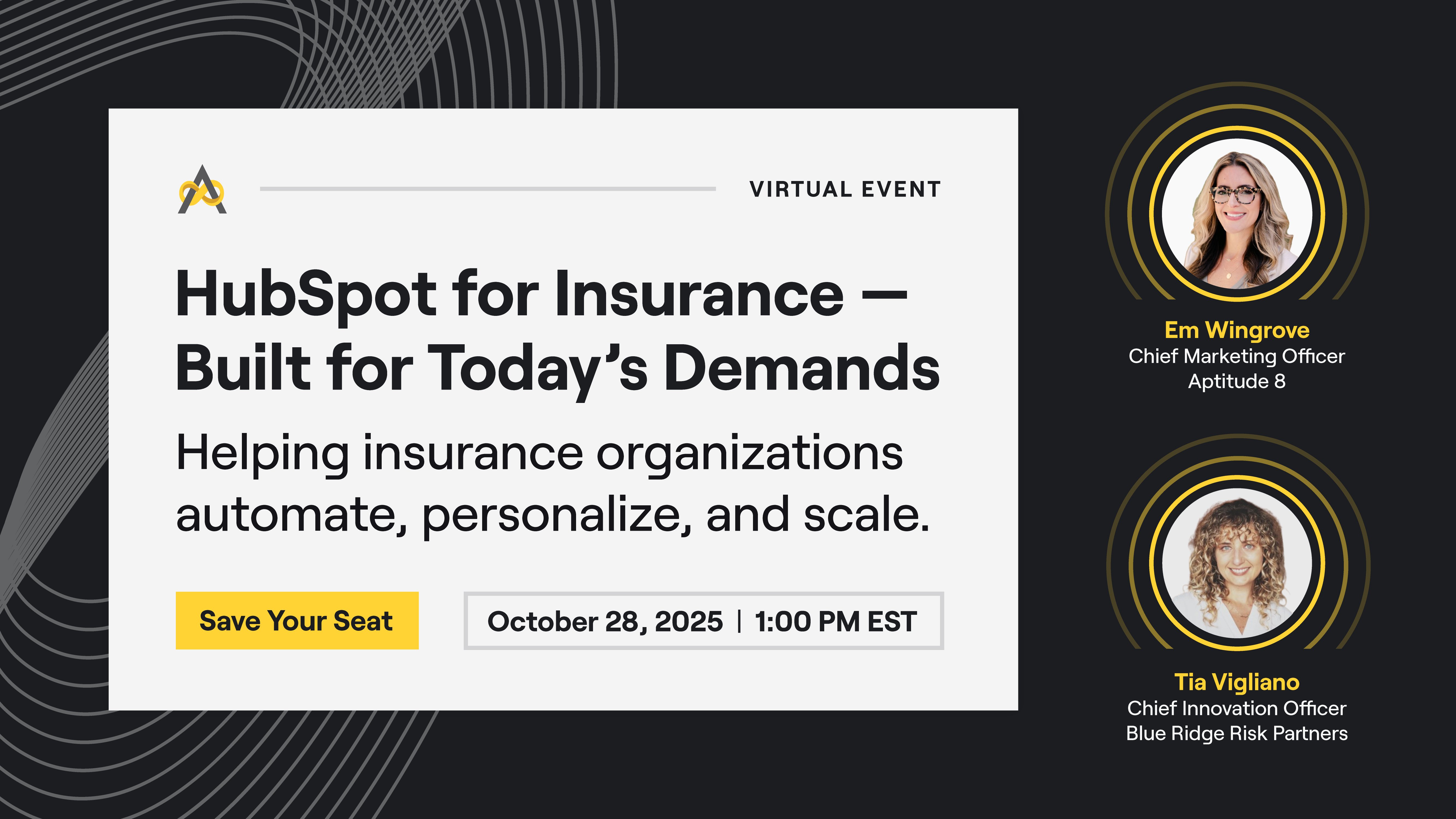 HubSpot for Insurance: Built for Today’s Demands Webinar