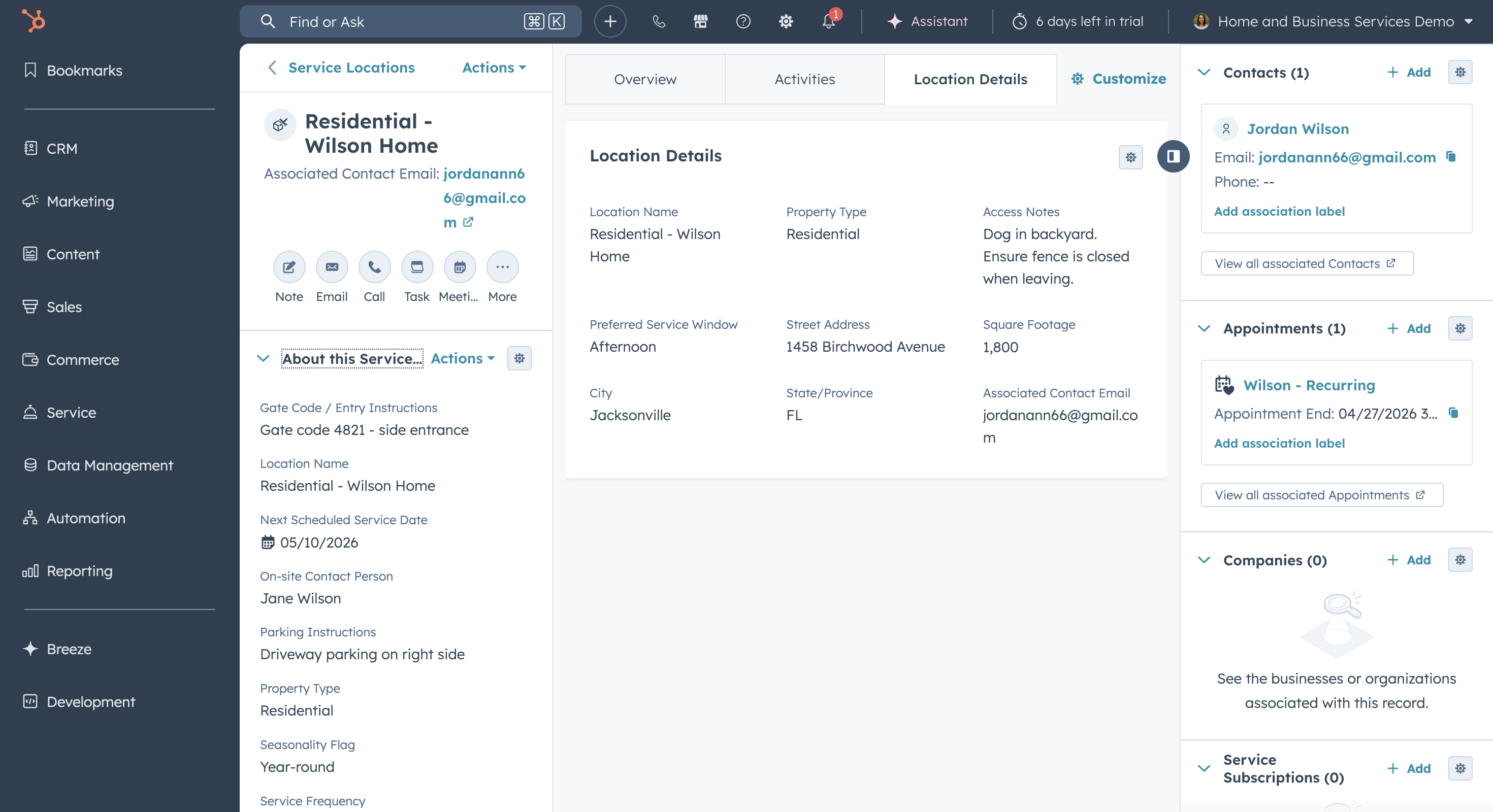 Organize Customer and Property Data - Step 1