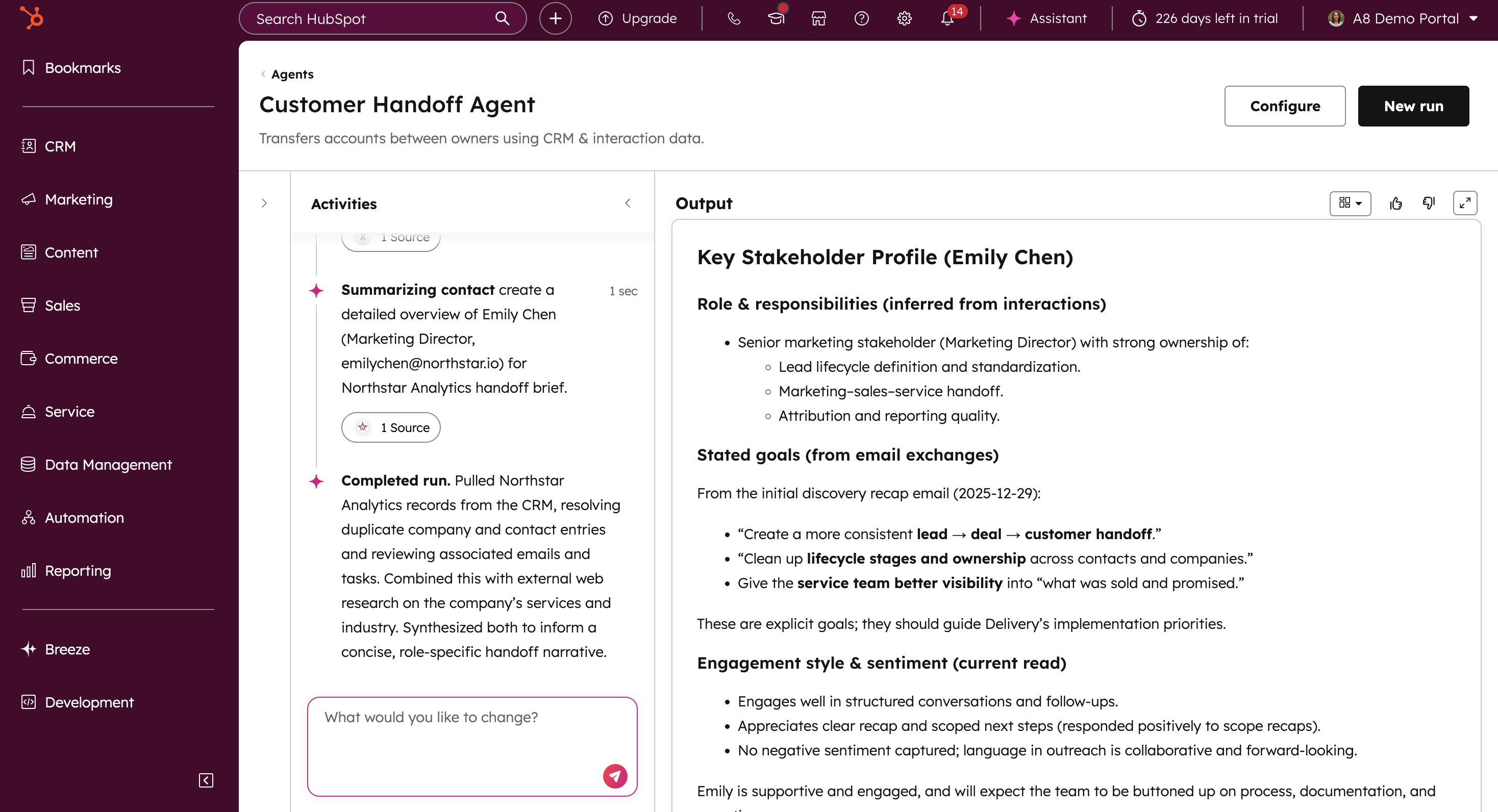 Sales -_ Service Customer Handoff Agent