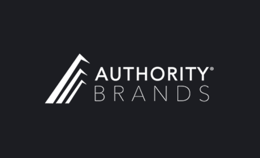 Authority Brands logo displayed at top of HubSpot case study
